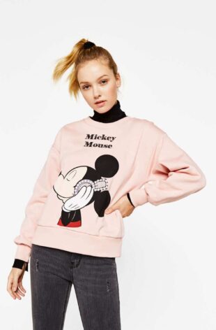 Mickey print sweatshirt