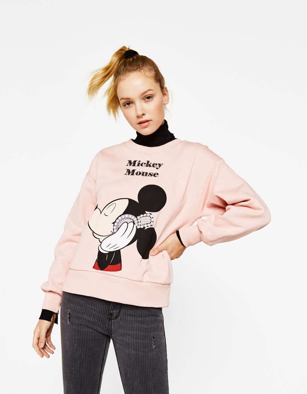 Mickey print sweatshirt