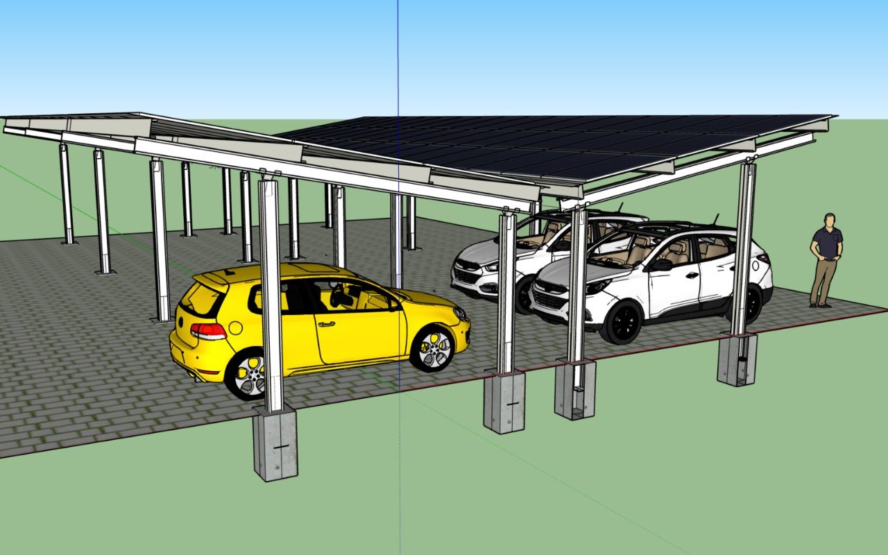 Solar-Carport – Baukasten