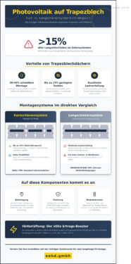 Photovoltaik auf Trapezblech: Die optimale Unterkonstruktion planen und montieren (2026)