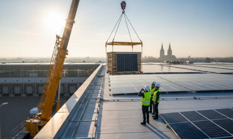 Logistik Photovoltaik: Strategien für PV-Großprojekte und effiziente Lieferketten
