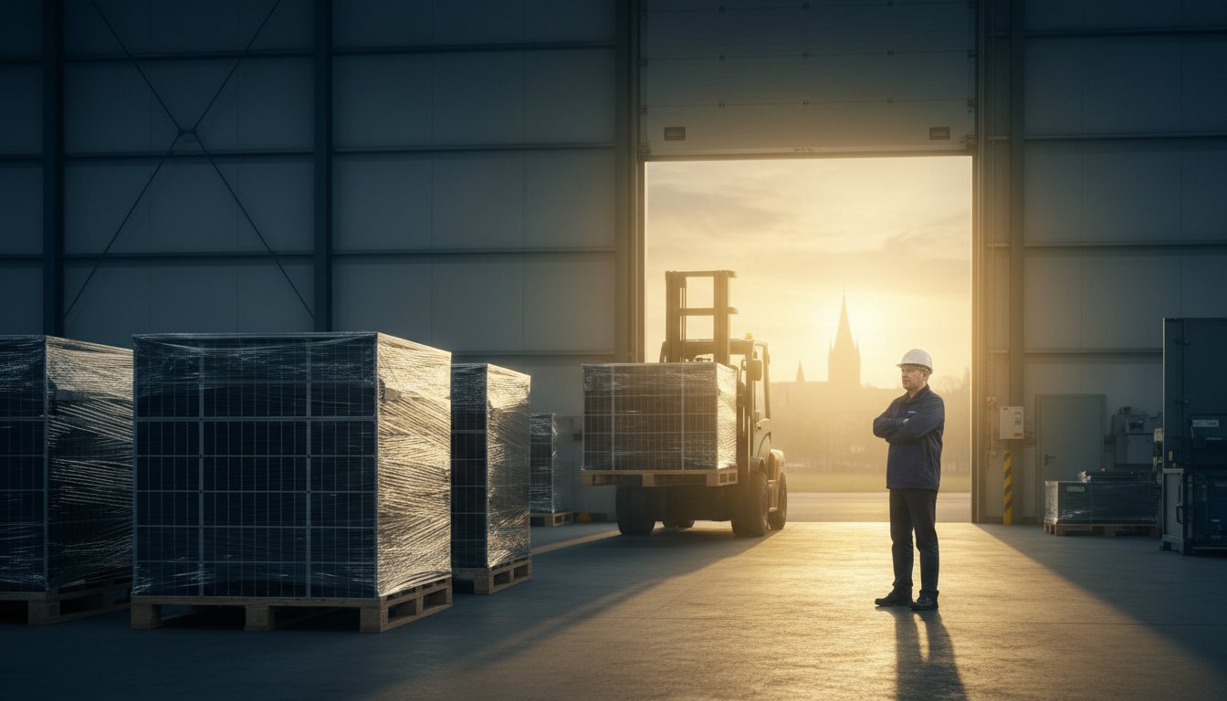 Solarmodule palettenweise kaufen 2026: Der Experten-Guide für PV-Großprojekte