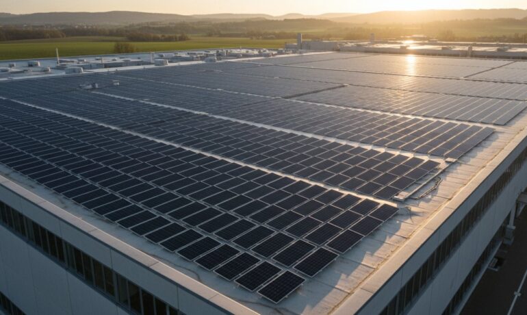 Photovoltaik für produzierendes Gewerbe: Strategien zur Energiekostensenkung 2026