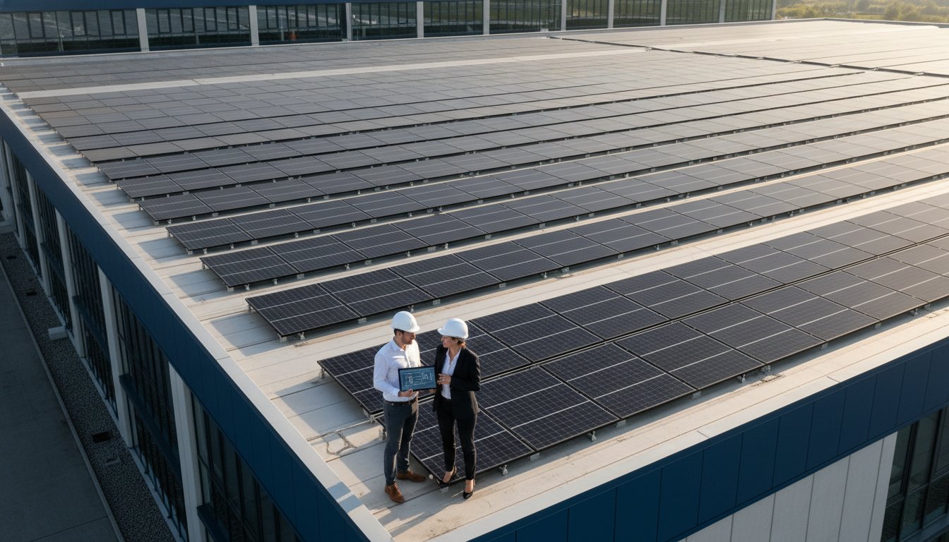 Planung einer PV-Anlage für Gewerbe: Der Experten-Leitfaden für 2026