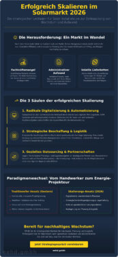 Skalierung für Solar-Installateure 2026: Der strategische Leitfaden für Fachbetriebe