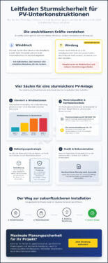 Sturmsicherheit bei Photovoltaik-Unterkonstruktionen: Leitfaden für Profis 2026