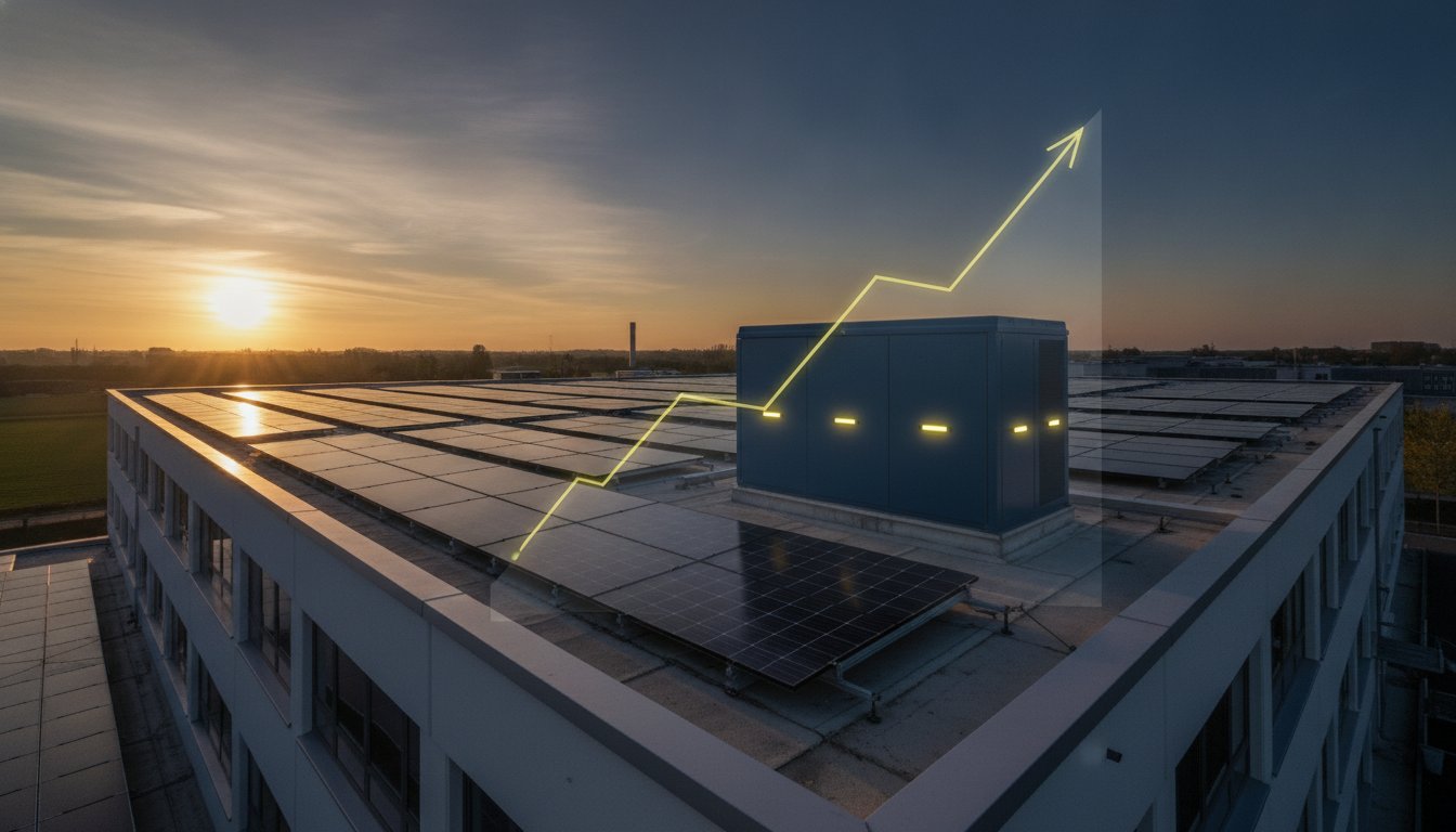 PV-Amortisation 2026: Rendite durch Gewerbespeicher