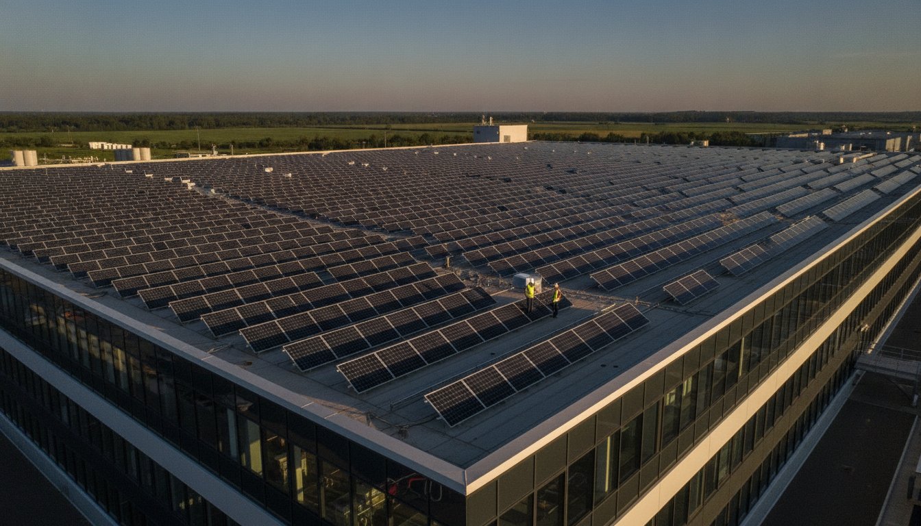 Solarmodule für Gewerbe 2026: Leitfaden für wirtschaftliche PV-Großprojekte