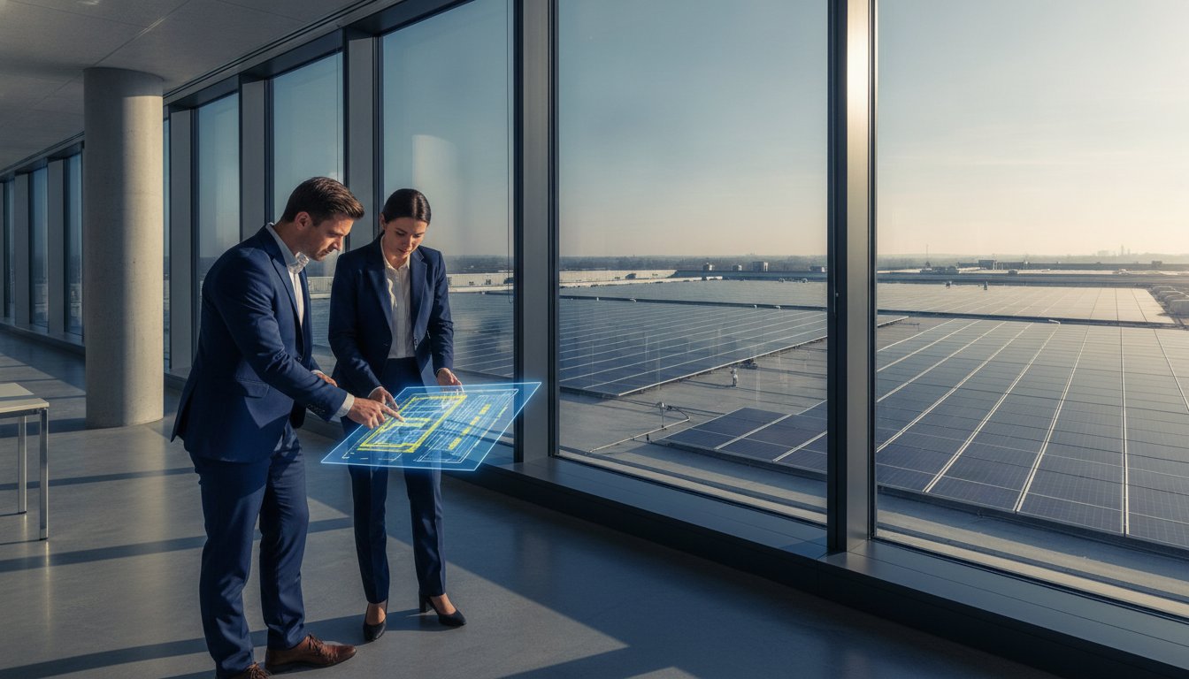 Gewerbliche PV-Anlage planen 2026: Der strategische Leitfaden für Unternehmen