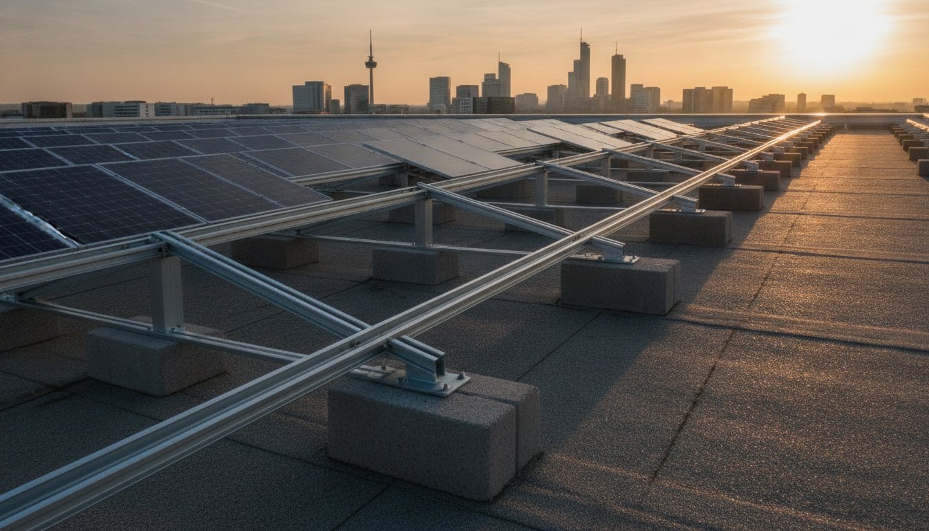 Photovoltaik Unterkonstruktion Flachdach: Systeme, Statik und Planung 2026