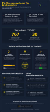 767x30 PV-Montagekomponenten: Technische Details und Anwendung für Profis 2026