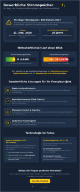 Gewerblicher Stromspeicher Photovoltaik Großhandel: Lösungen für 2026