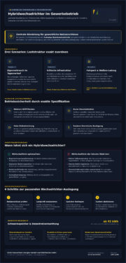 Hybridwechselrichter Gewerbe: 10 Jahre Garantie & 2026 News